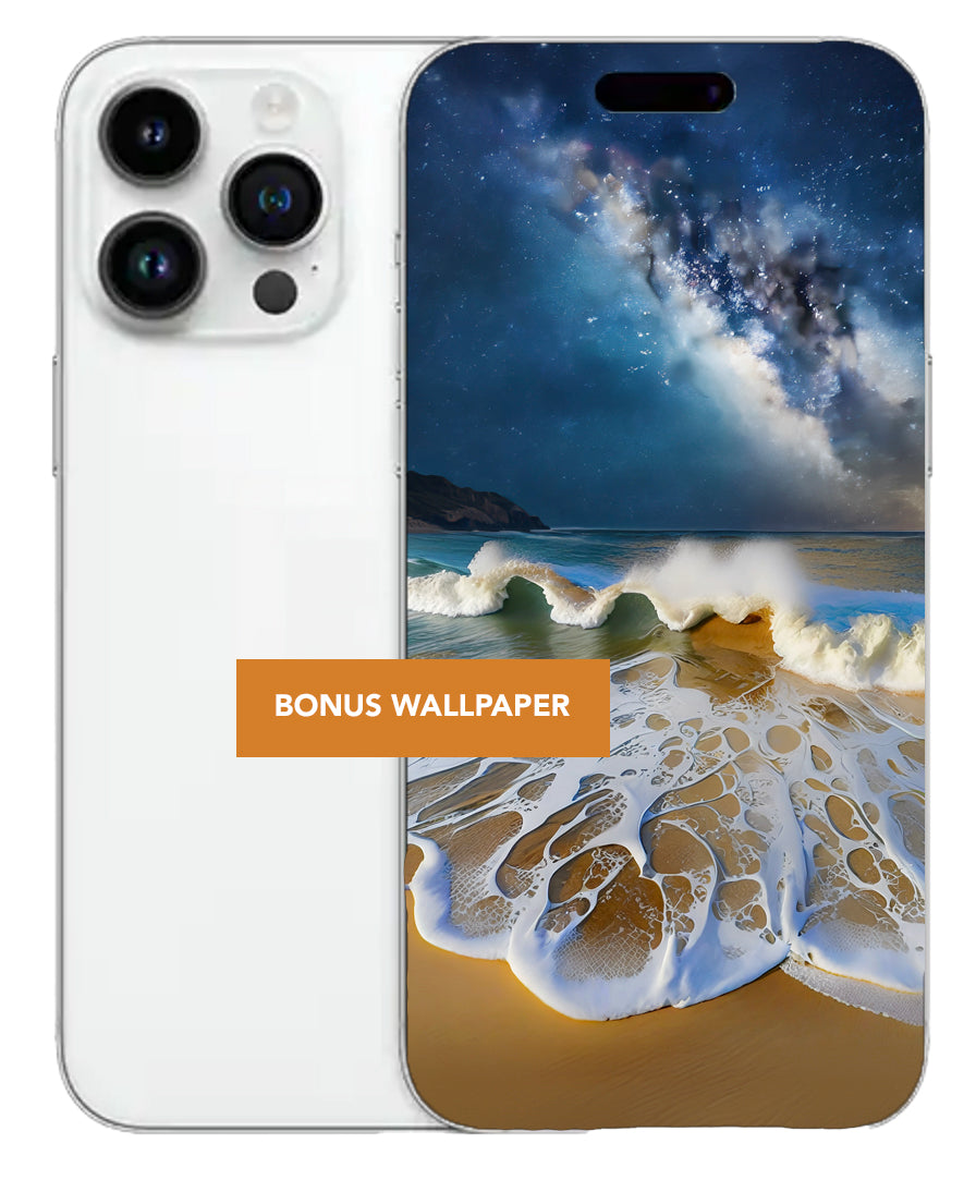 Milky Way Sky Over Beach Digital Print