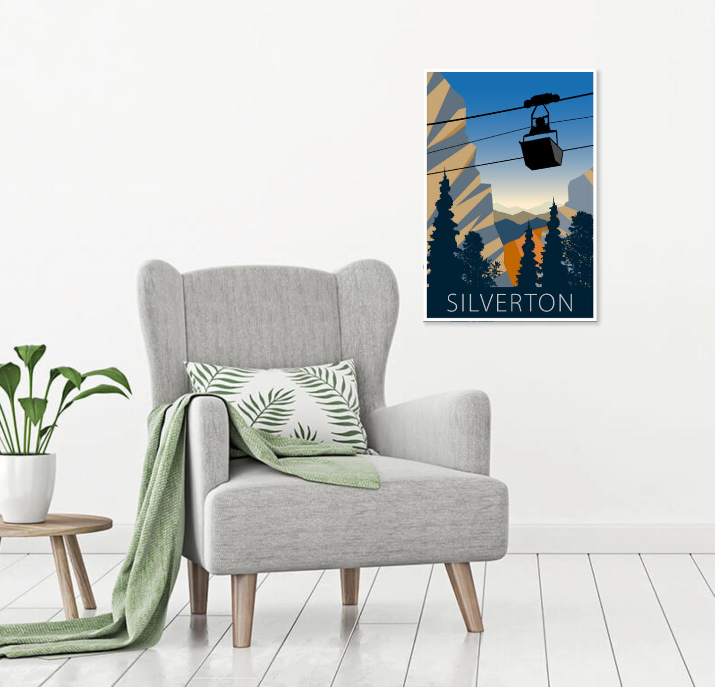 Silverton, CO Mountains Digital Print