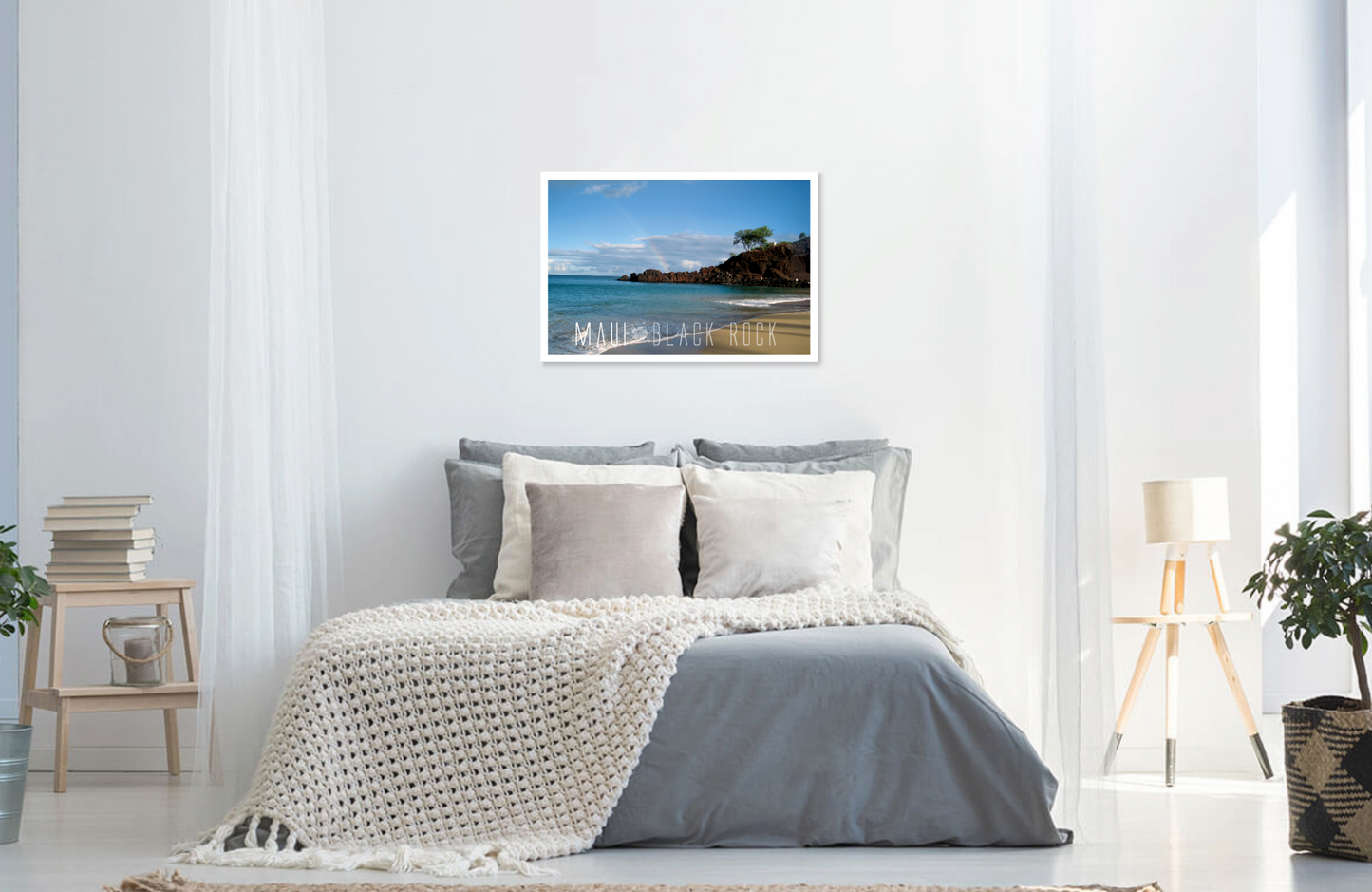 MAUI - Black Rock Digital Print