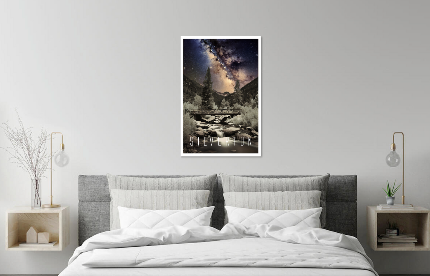 Download Poster Art Silverton CO Night Milky Way 1