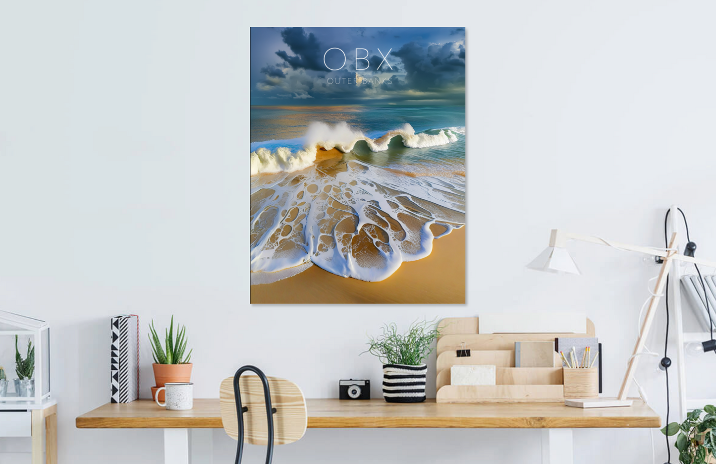 Download Poster Art OBX Outer Banks Beach 1