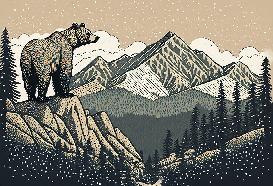 Guardian of the Rockies Digital Print