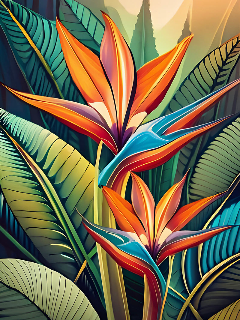 Hawaiian Bird of Paradise 4 Digital Print