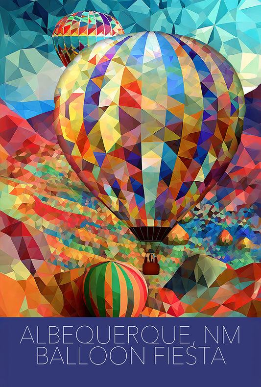 Balloon Fiesta Albuquerque  Digital Print