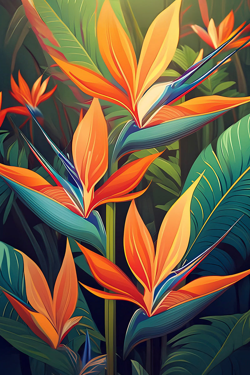 Bird of Paradise Digital Print