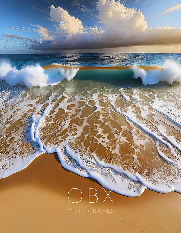 Download Poster Art Outer Banks Poster Beach 2