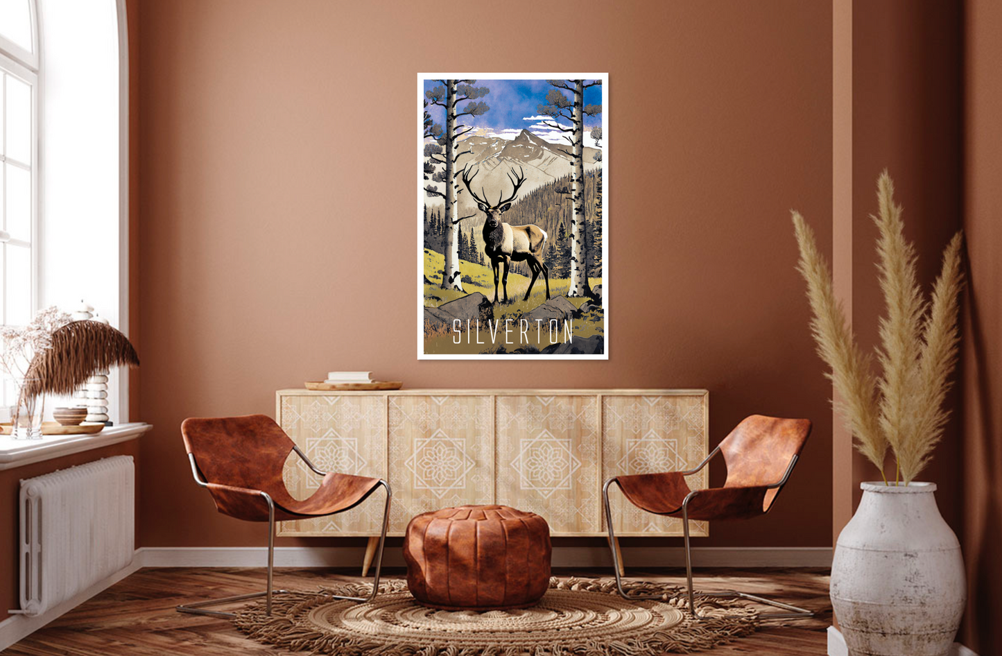 Silverton Elk Sentinel Digital Print