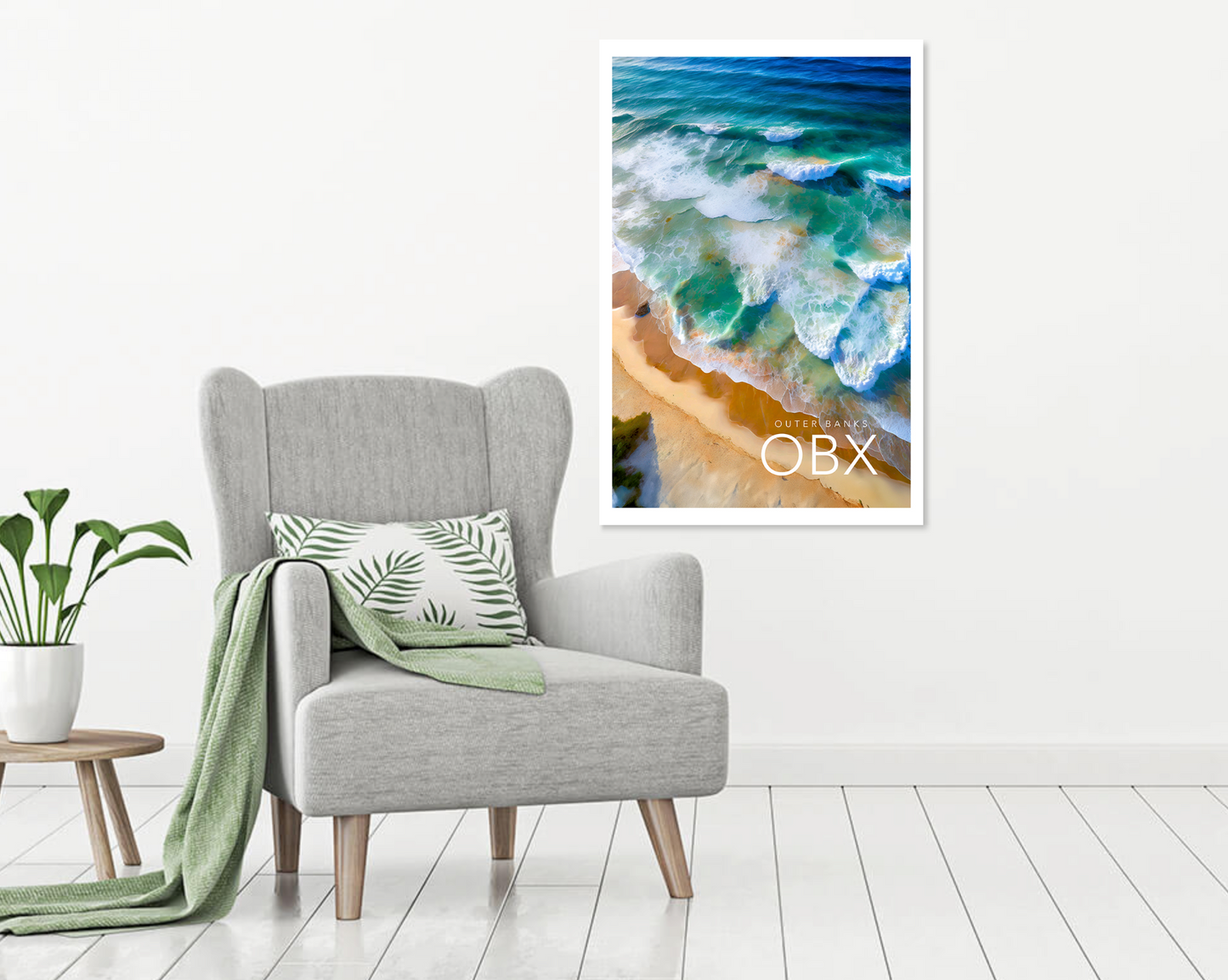 Download Poster Art Outer Banks OBX living Room Chair