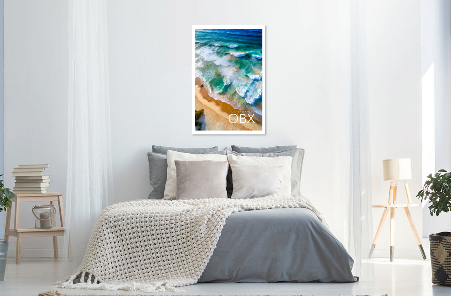 Download Poster Art OBX Outer Banks Bedroom 1