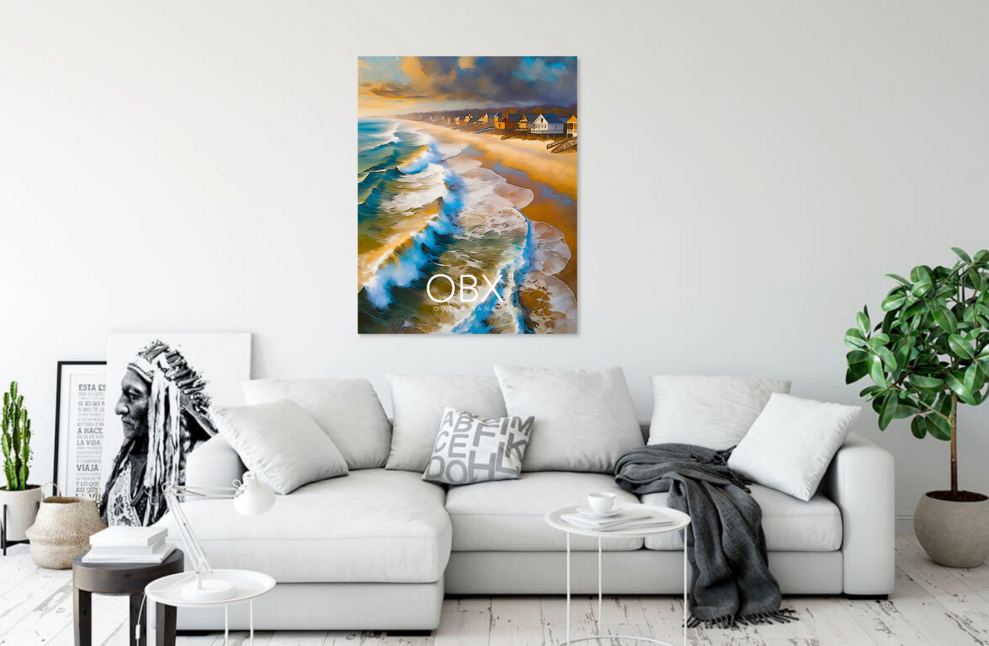 OBX Beach House Digital Print